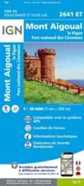 Wandelkaart Mont Aigoual, Le Vigan PN des Cevennes | Cevennen | IGN 2641ET - IGN 2641 ET  | ISBN 9782758546542