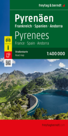 Wegenkaart Pyreneeën | Freytag & Berndt | 1:400.000 | ISBN 9783707925098