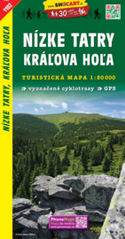Wandelkaart Slowakije - Nizke Tatry - Kralova Hola | 1:50 000 | Shocart 1102 | ISBN 9788072244805