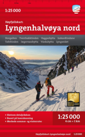 Wandelkaart Lyngenhalvøya nord | Calazo Forlag | 1:25.000 | ISBN 9789189541511