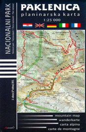 Wandelkaart Paklenica National Park mountain map | Astroida | 1:25.000 | ISBN 9789536912131