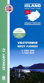 Wandelkaart Vestfirdir - West Fjords  - IJsland nr. 12 | Mal og Menning | ISBN 9789979331162