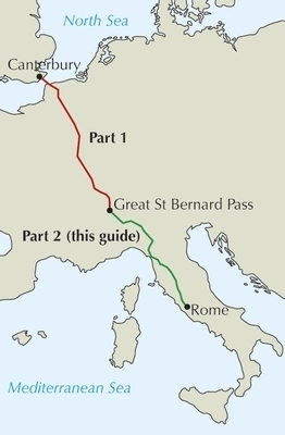 Wandelgids Via Francigena Deel 2 : Lausanne (The Great St Bernard Pass) naar Lucca | Cicerone | ISBN 9781786310866