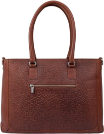 Cowboysbag dames laptop tas leer