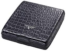 Tru Virtu zwart/leer croco wallet money&cards