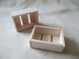 Houten kratjes 2 x 3 cm.