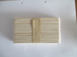 Houten spatels, 50 stuks