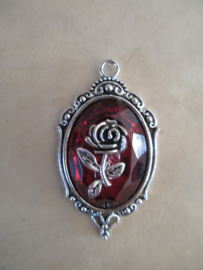 Frame Crystal Rose Red