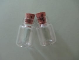 Glazen flesje 2,2 cm
