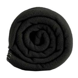 Outlet Kinderdeken Polartec® fleece baby 90x127cm zwart