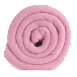 Outlet eenpersoonsdeken Polartec® fleece 127x180cm roze