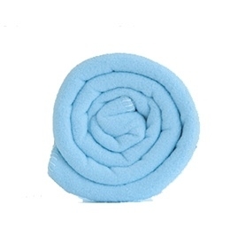Outlet eenpersoonsdeken Polartec® fleece 127x180cm L-blauw