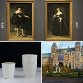 Rijksmuseum serie porselein Marten en Oopjen