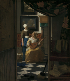 Beker Oude Meester Johannes Vermeer, Textiel