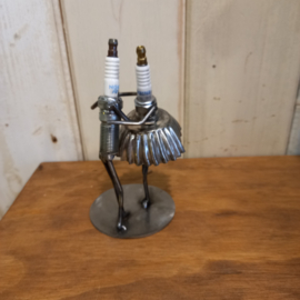 Twee dansende figuren rock en roll