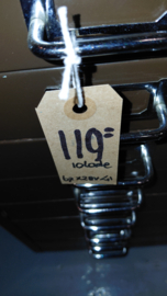 Vintage ijzerenladekast 10 lade's bruin