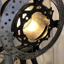 Industriële statieflamp - theaterlamp - hand made