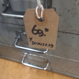 Ladekastje met 4 vakken A4  (backfield)