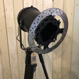 Industriële statieflamp - theaterlamp - hand made