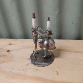 Dansend stelletje- Bougiekunst-Upcycling