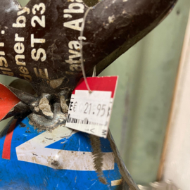 Eland van gerecycled blik op