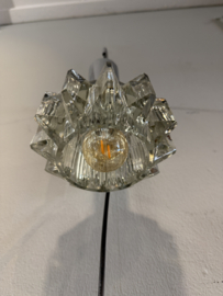 Vintage 'fishing rod' wandlamp jaren '70 - mid century