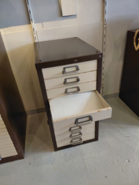 Vintage ladekastje met 10 lade's