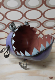 Lectuurbak - houtbak - vis - upcycling