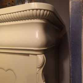 Brocante biedermeier meidenkast