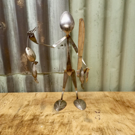 visser van oud bestek - upcycling - metal art