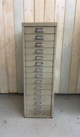 Vintage ladekastje met 15 lade's