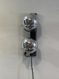 Vintage wandlamp - space age - mid century - seventies