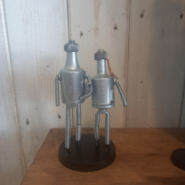 Ouder met klein kind- upcycling