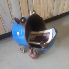 Metalen krantenbak  Upcycling Mancave