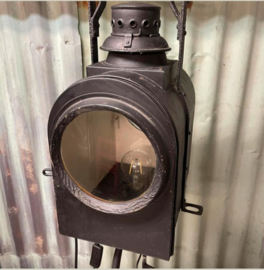 Industriële lamp - Oude stationslamp  - spoorwegen