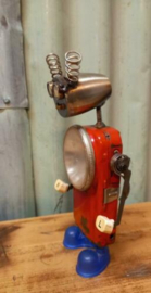 metal art robot - upcycling  - uniek