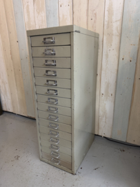 Vintage ladekastje met 15 lade's