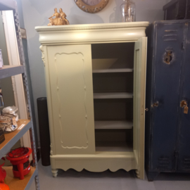 Brocante biedermeier meidenkast