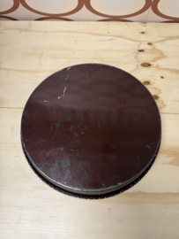 Vintage Sarah Kay dienblad - rond metalen dienblad