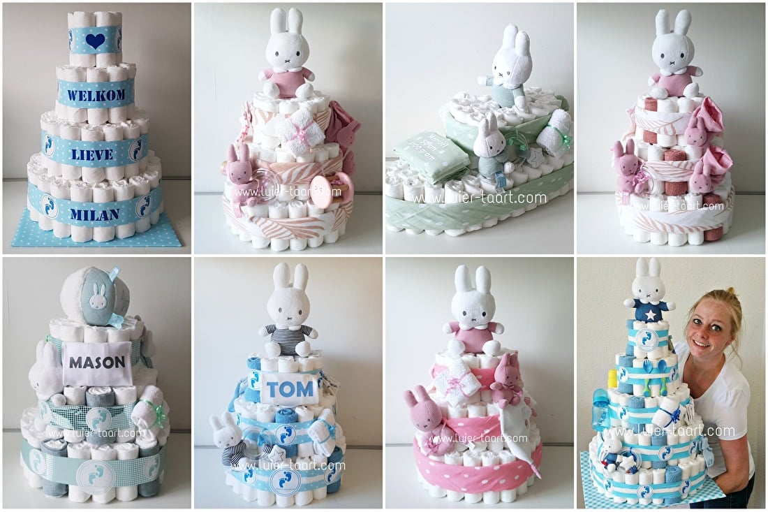 Luiertaart Kraamcadeau Babyshower