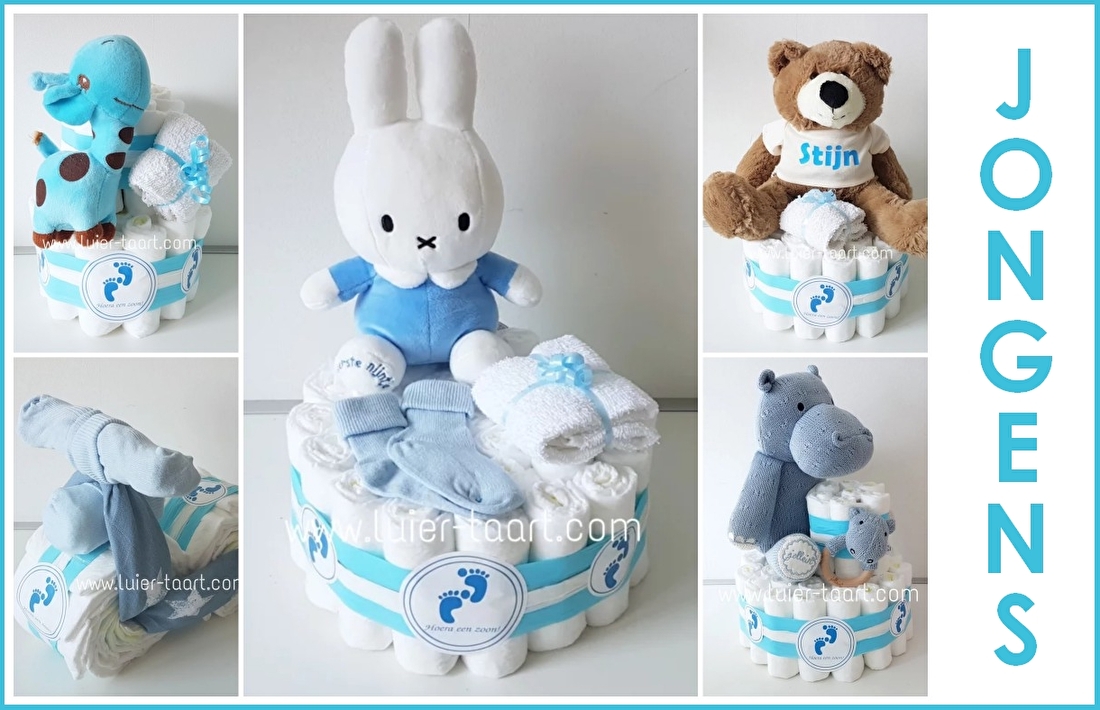 Goede Luiertaart/Kraamcadeau/Babyshower | Luier-taart.com EH-17