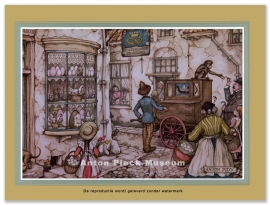 Reproductie: Gekroonde Krakeling (kleinformaat), Anton Pieck