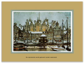 Reproductie: Amsterdam Rokin (middenformaat), Anton Pieck