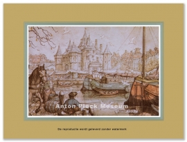 Reproductie: Amsterdam De Waag (middenformaat), Anton Pieck