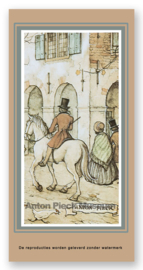 Vignetkaartje: Scheveningse weg, Anton Pieck