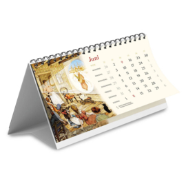 Desk kalender: Het veerhuis, 2025, Anton Pieck