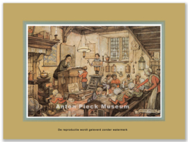 Reproductie: Klaslokaal (middenformaat), Anton Pieck