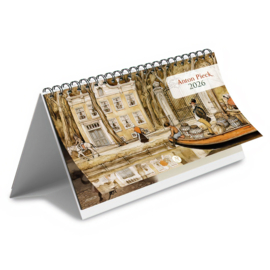 Desk kalender: Trekschuit, 2026, Anton Pieck