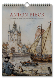 Verjaardagskalender: Zicht op haven, Anton Pieck