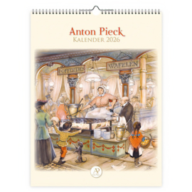 Jaarkalender groot: Poffertjeskraam, 2026, Anton Pieck